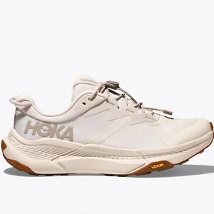 New Hoka Women's Transport Eggnog White Running Shoe Walking Sneaker Size 8B